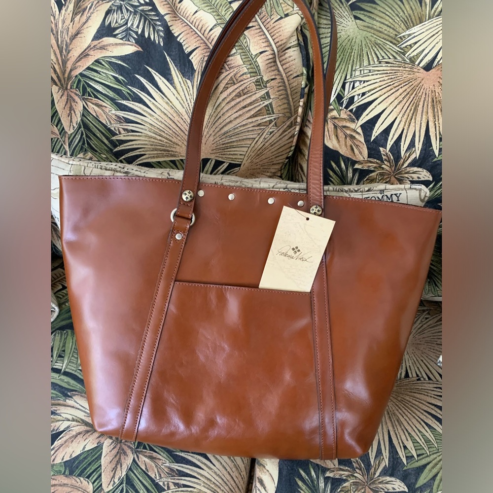 Patricia Nash Tote/Handbag, Lge, Brown, Benvenuto, NWT
